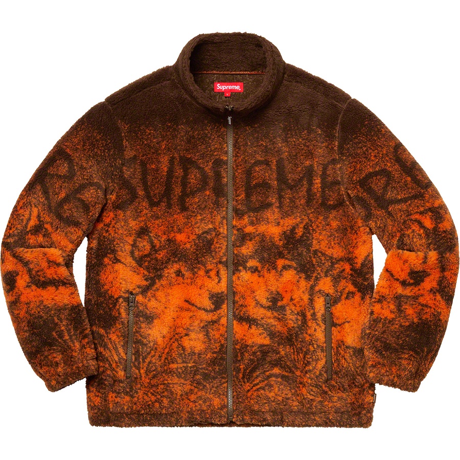 Details on Wolf Fleece Jacket Brown from spring summer 2019 (Price is $198)