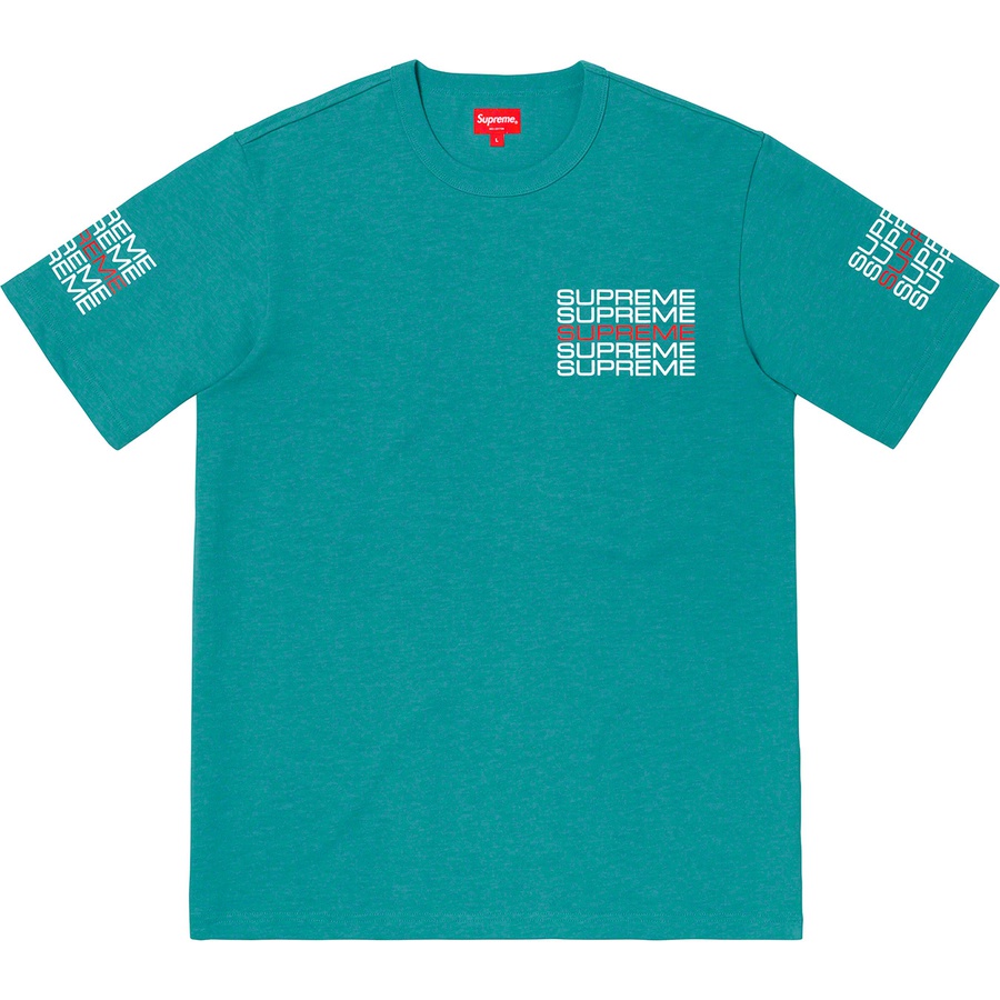 Details on Stack Logo Tee Dusty Teal from spring summer
                                                    2019 (Price is $78)