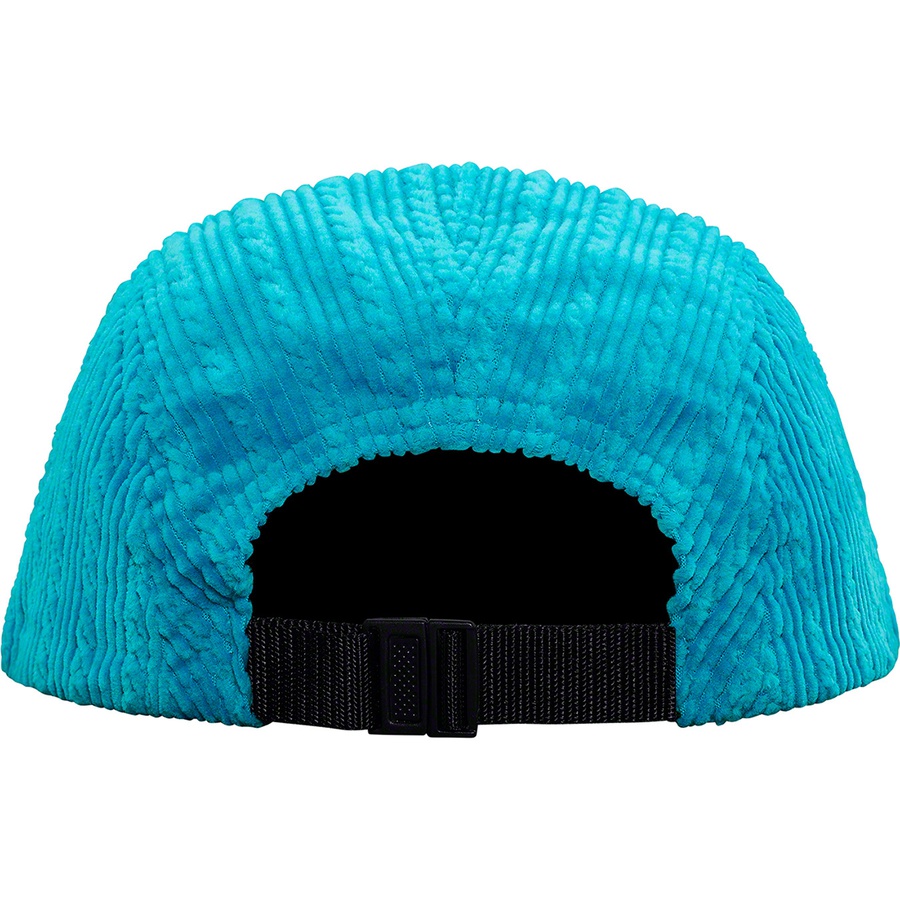 Details on Rope Corduroy Camp Cap Bright Blue from spring summer 2019 (Price is $48)
