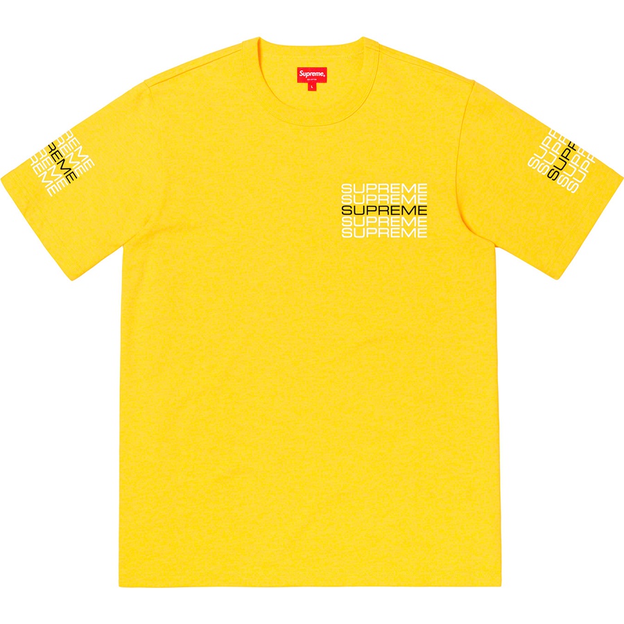 Details on Stack Logo Tee Yellow from spring summer
                                                    2019 (Price is $78)