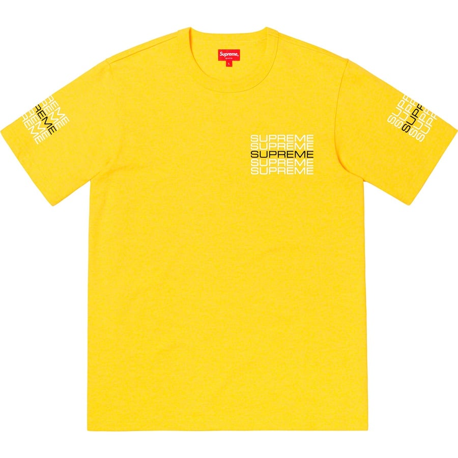 Details on Stack Logo Tee Yellow from spring summer
                                                    2019 (Price is $78)