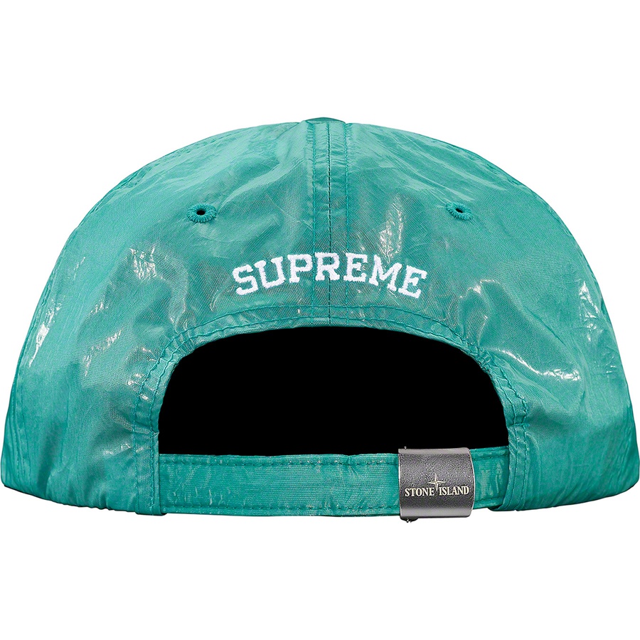 Details on Supreme Stone Island New Silk Light 6-Panel Light Blue from spring summer
                                                    2019 (Price is $66)