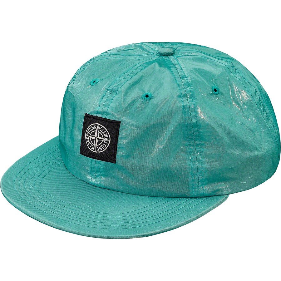 Details on Supreme Stone Island New Silk Light 6-Panel Light Blue from spring summer
                                                    2019 (Price is $66)