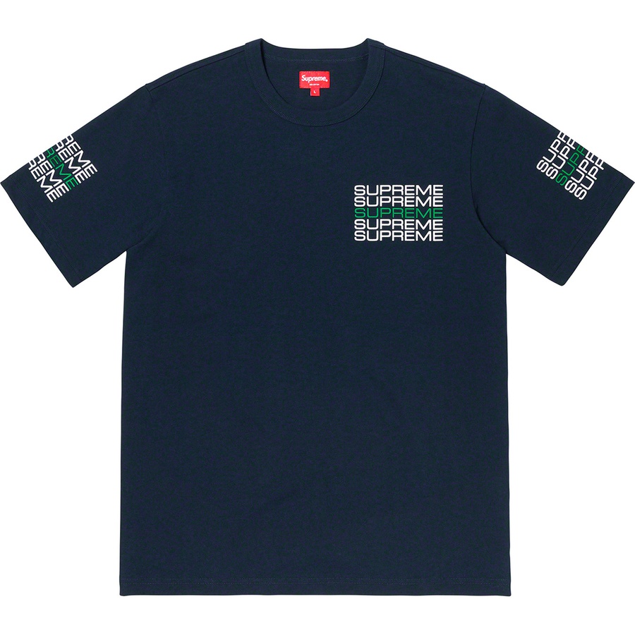 Details on Stack Logo Tee Navy from spring summer
                                                    2019 (Price is $78)