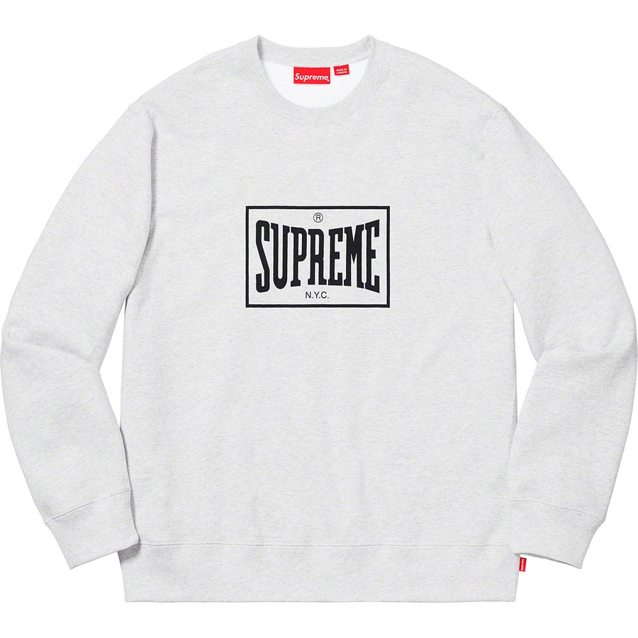 Details on Warm Up Crewneck Ash Grey from spring summer
                                                    2019 (Price is $138)