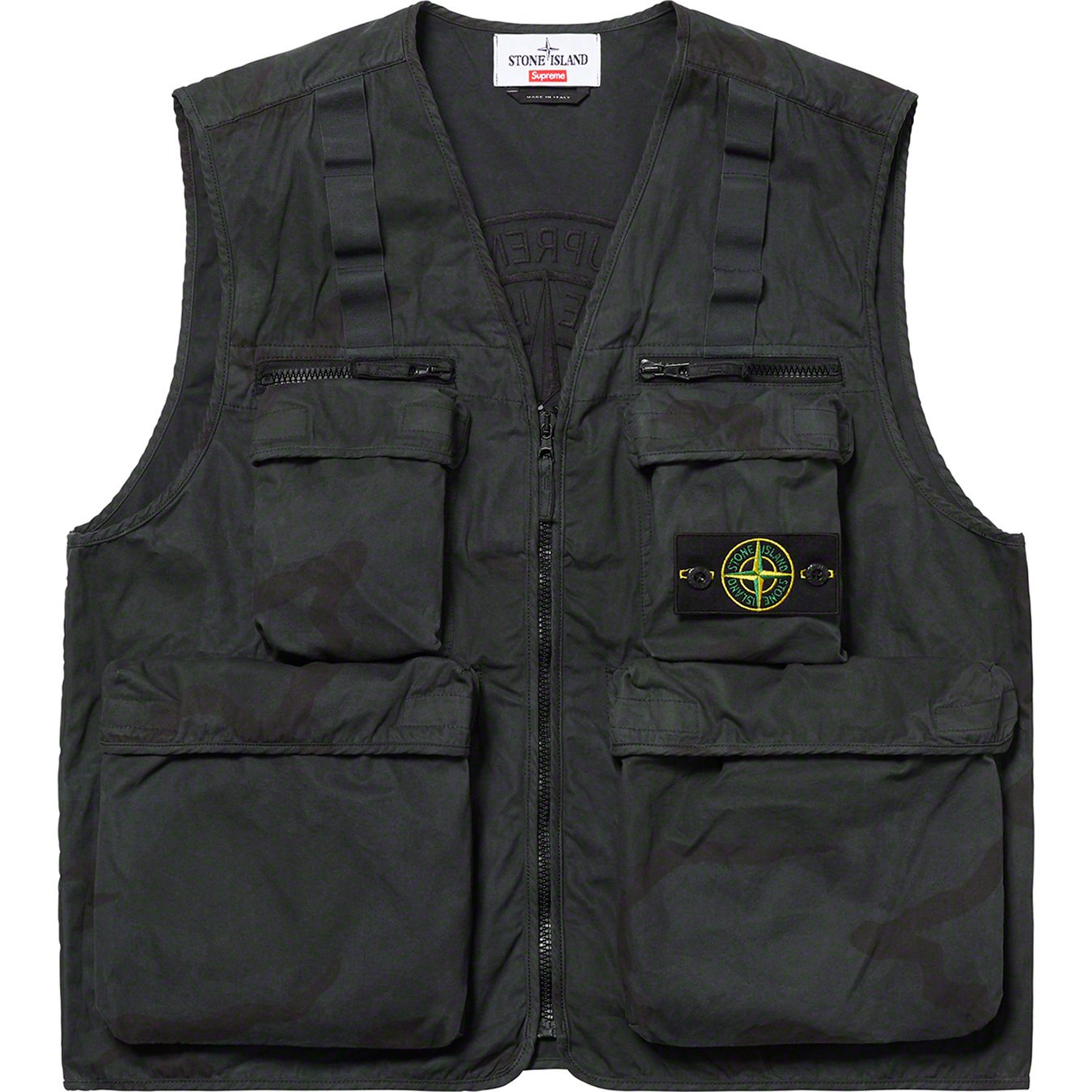 Stone Island Camo Cargo Vest - spring summer 2019 - Supreme