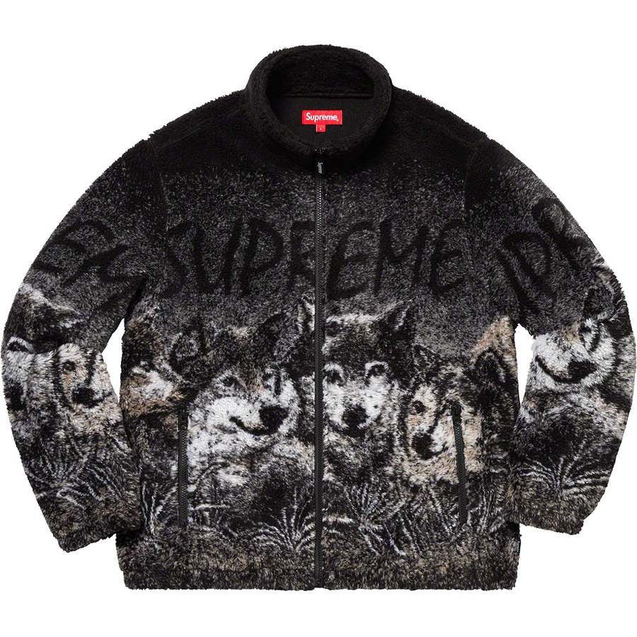 Details on Wolf Fleece Jacket Black from spring summer 2019 (Price is $198)