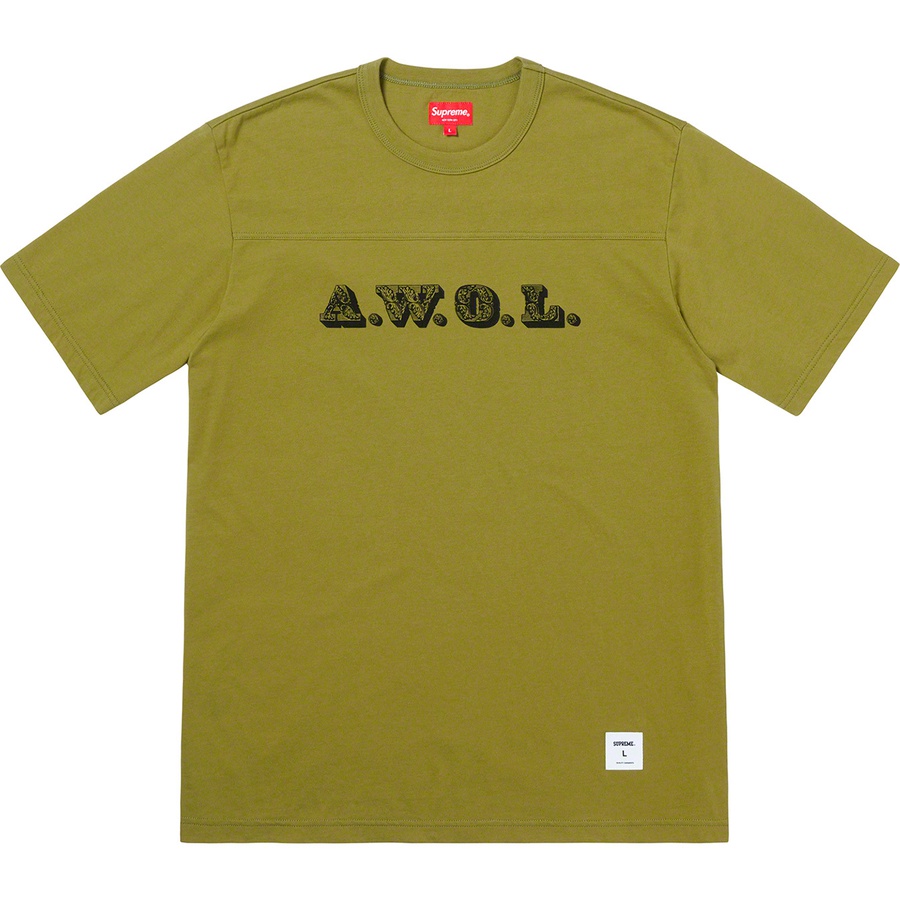 Details on AWOL Football Top Olive from spring summer
                                                    2019 (Price is $78)