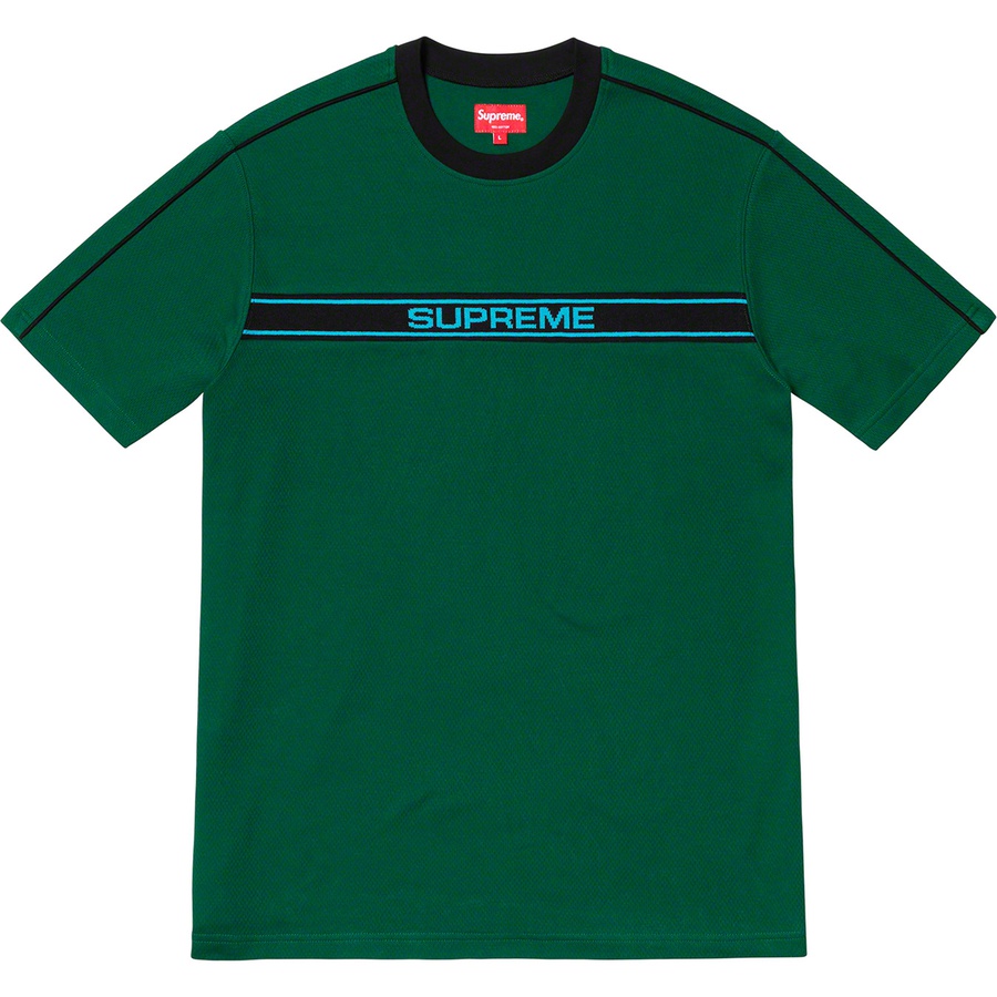 Details on Chest Stripe Logo S S Top Dark Green from spring summer
                                                    2019 (Price is $88)