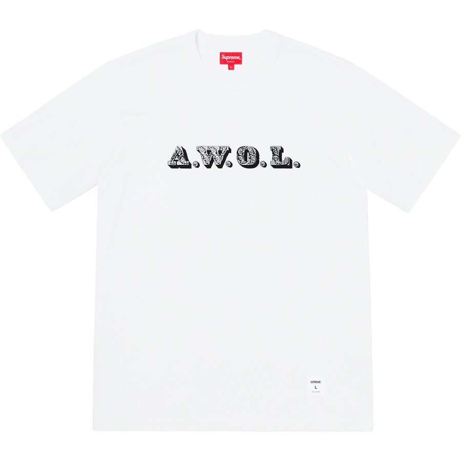 Details on AWOL Football Top White from spring summer
                                                    2019 (Price is $78)