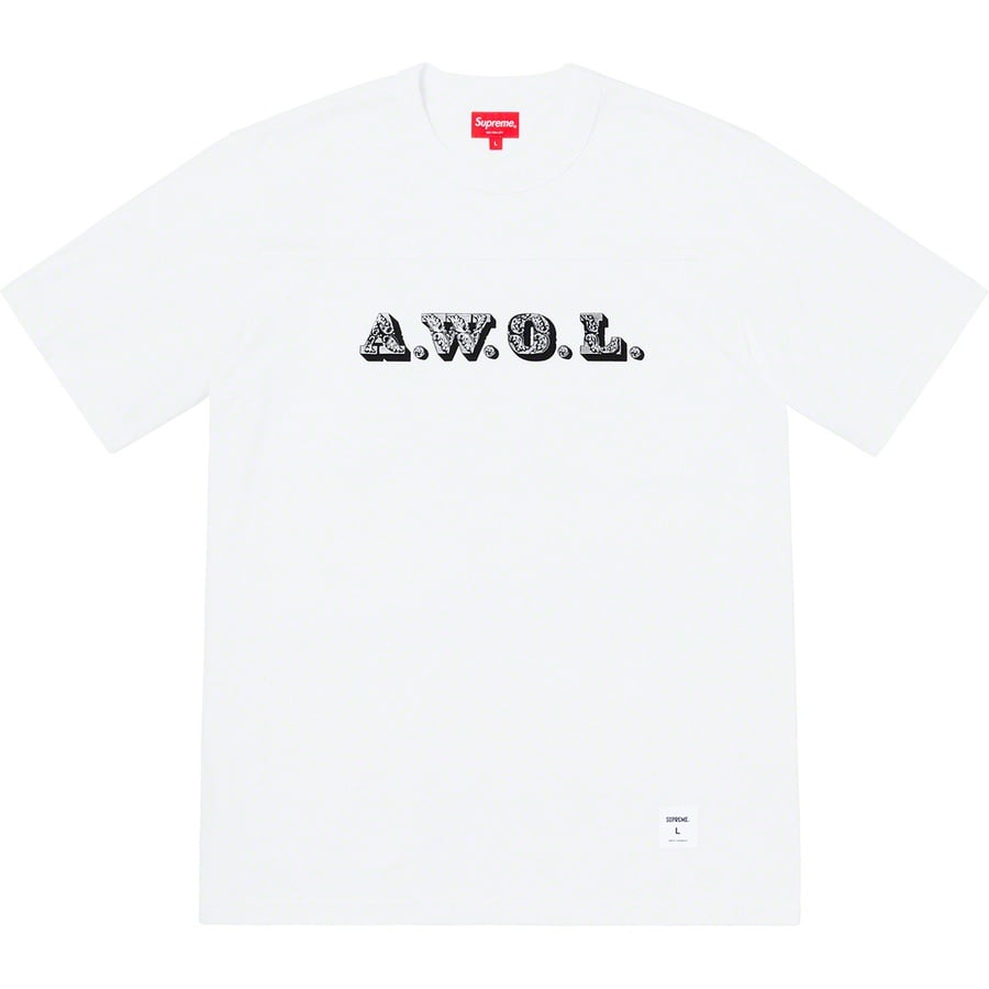 Details on AWOL Football Top White from spring summer
                                                    2019 (Price is $78)