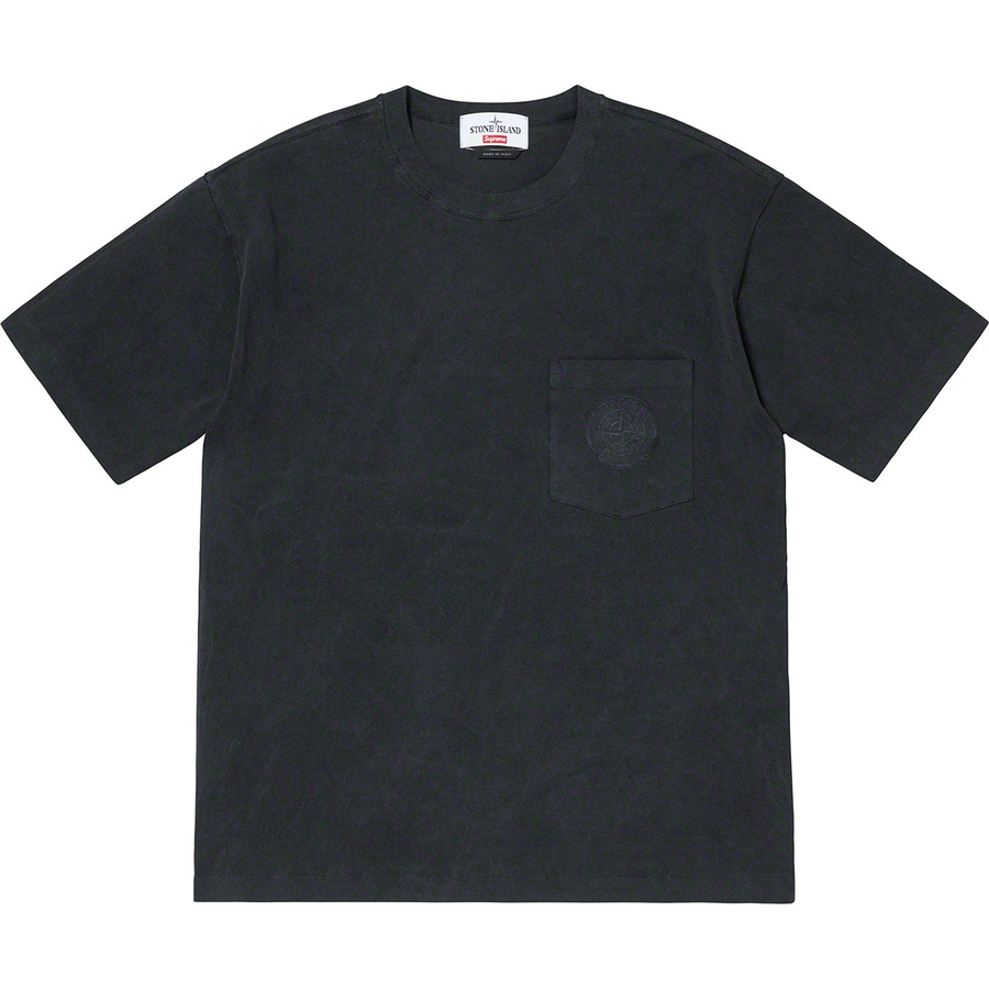 Supreme®/Stone Island® Pocket Tee Black