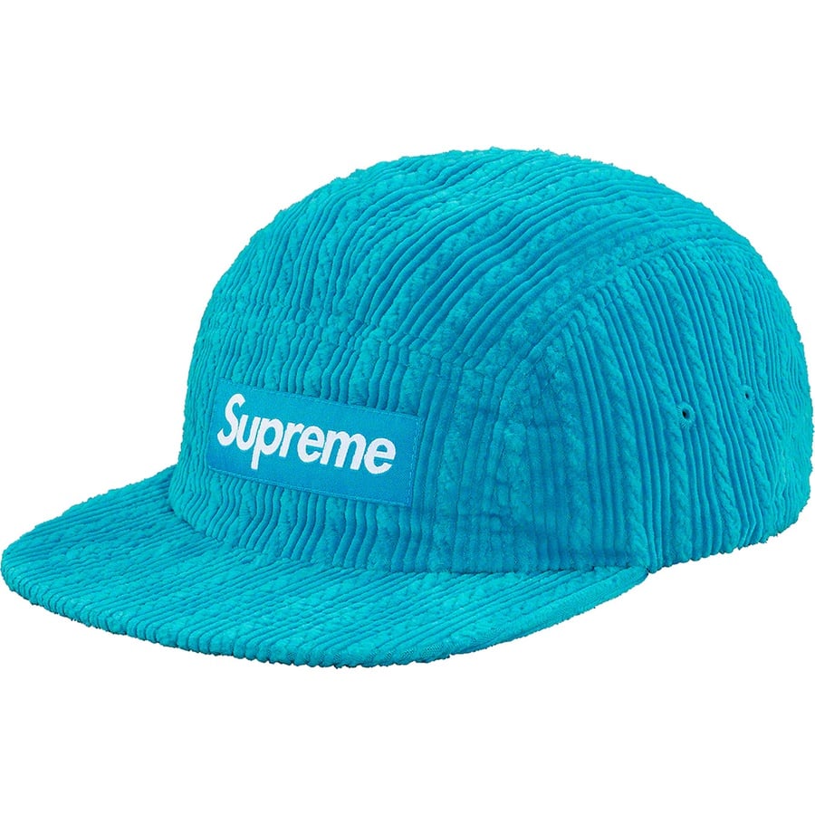 Details on Rope Corduroy Camp Cap Bright Blue from spring summer
                                                    2019 (Price is $48)