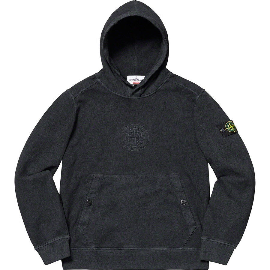 Supreme®/Stone Island® Hooded Sweatshirt Black