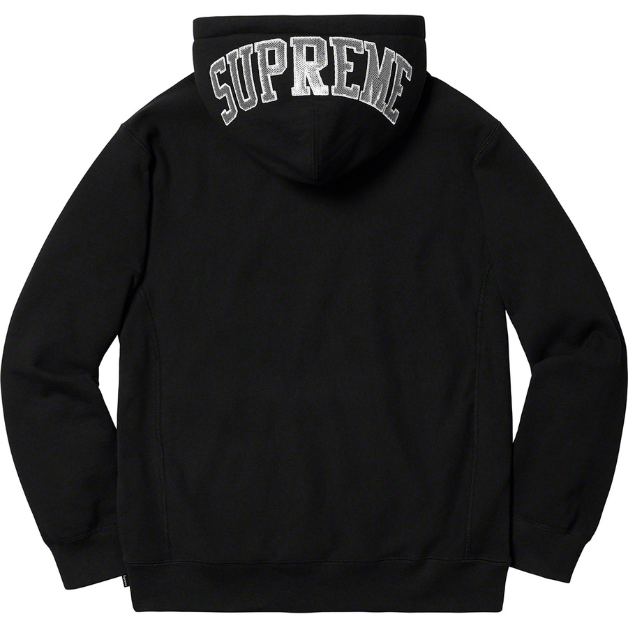 Details on Sequin Arc Hooded Sweatshirt Black from spring summer 2019 (Price is $158)
