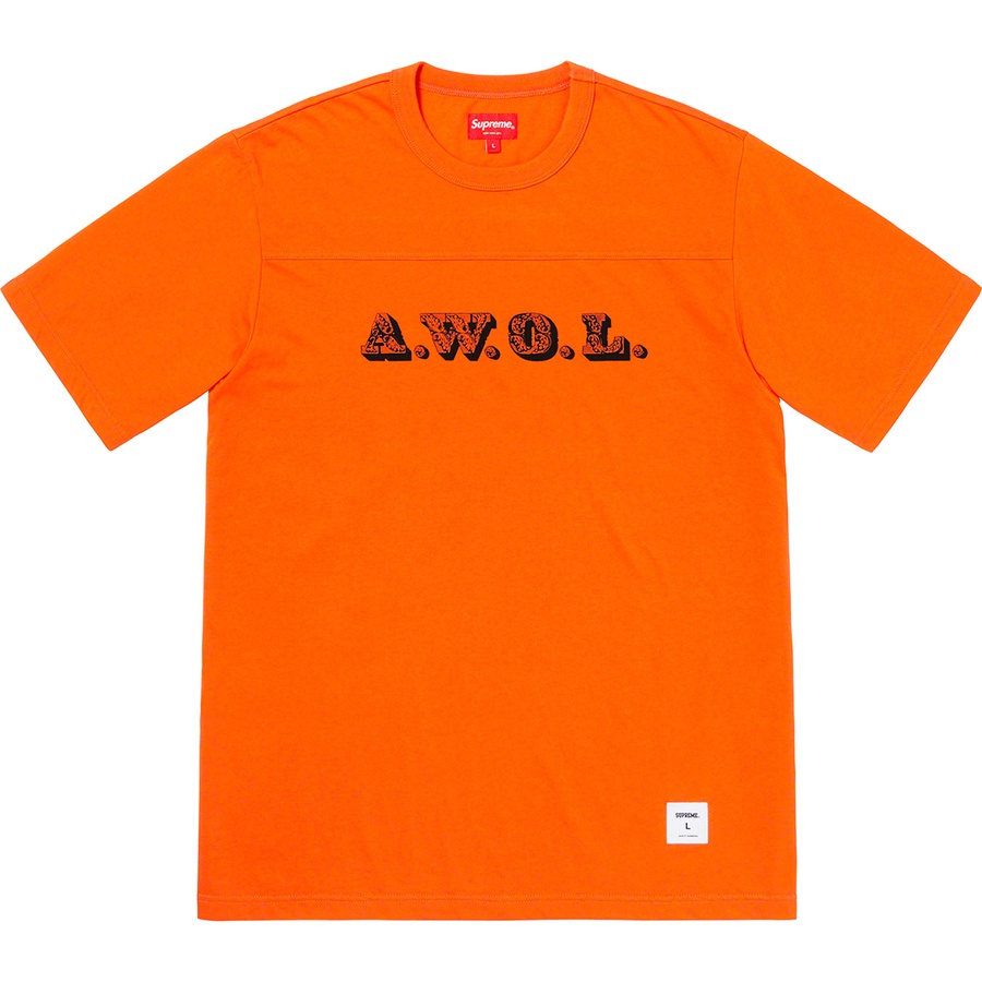 Details on AWOL Football Top Orange from spring summer
                                                    2019 (Price is $78)