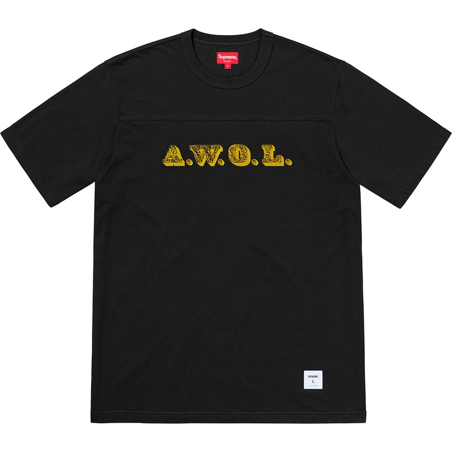 Details on AWOL Football Top Black from spring summer
                                                    2019 (Price is $78)