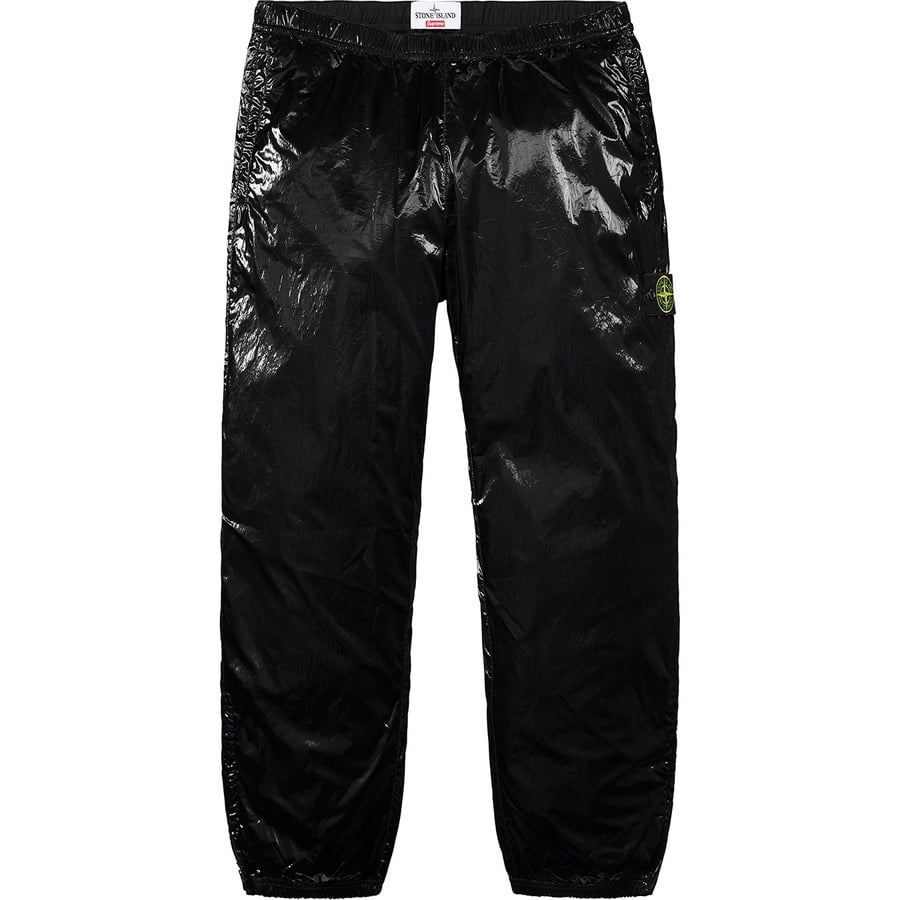 Details on Supreme Stone Island New Silk Light Pant Black from spring summer
                                                    2019 (Price is $318)