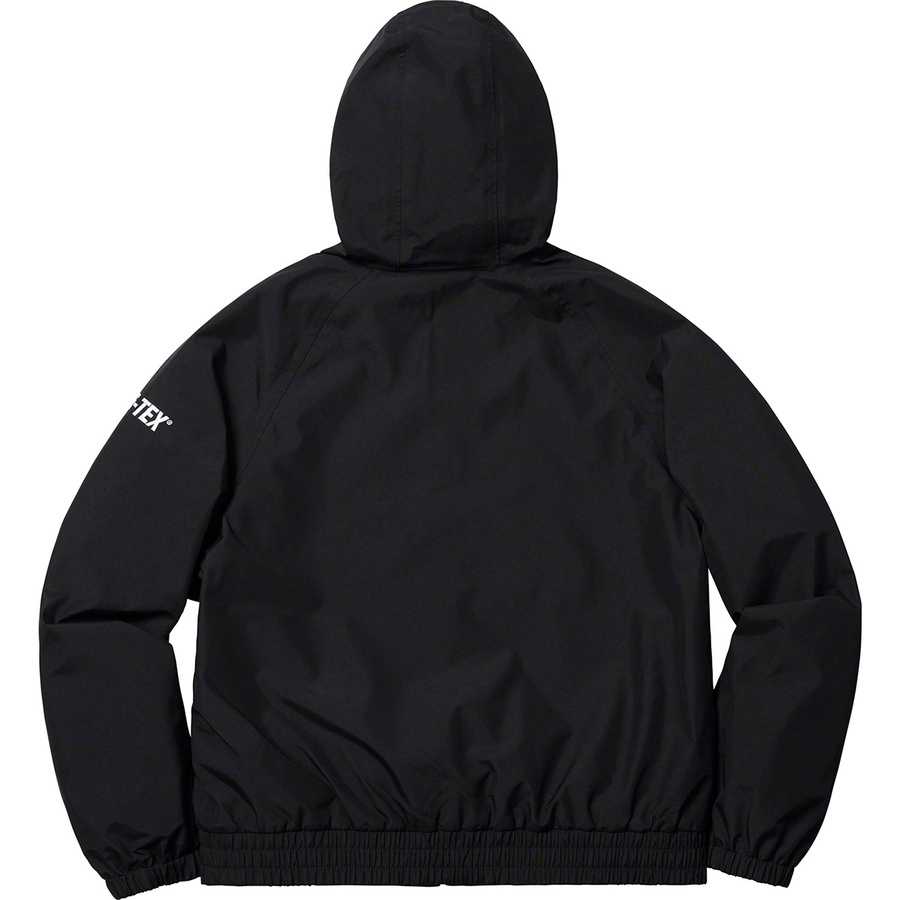 Details on GORE-TEX Hooded Harrington Jacket Black from spring summer
                                                    2019 (Price is $348)