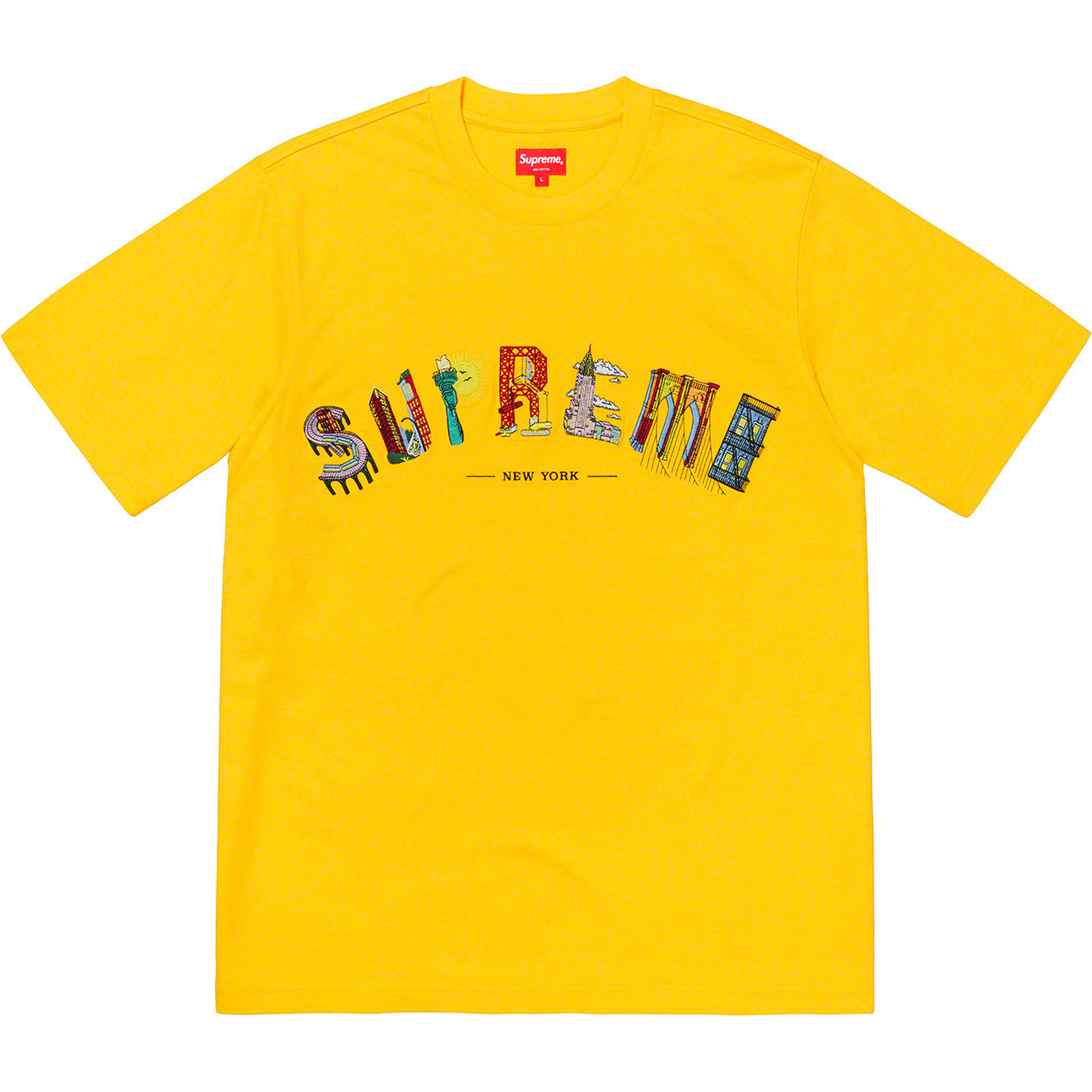 supreme City Arc Tee COLOR/STYLE：White