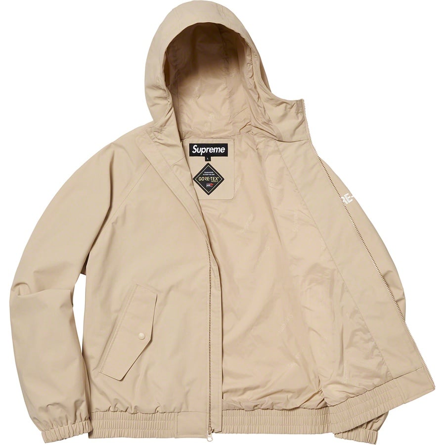 Details on GORE-TEX Hooded Harrington Jacket Tan from spring summer
                                                    2019 (Price is $348)