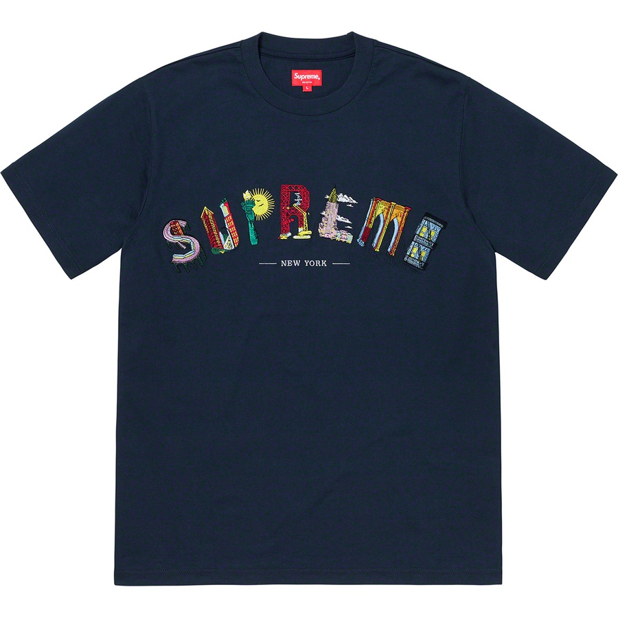 Details on City Arc Tee Navy from spring summer
                                                    2019 (Price is $98)