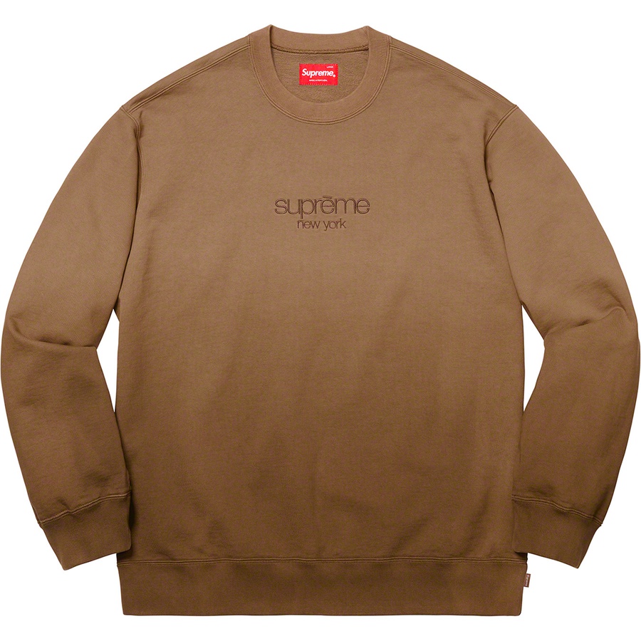 Details on Dipped Crewneck Brown from spring summer
                                                    2019 (Price is $138)