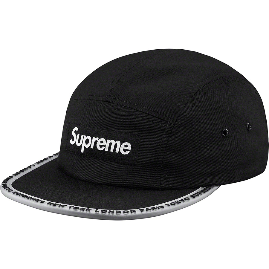 Details on Worldwide Visor Tape Camp Cap Black from spring summer 2019 (Price is $48)