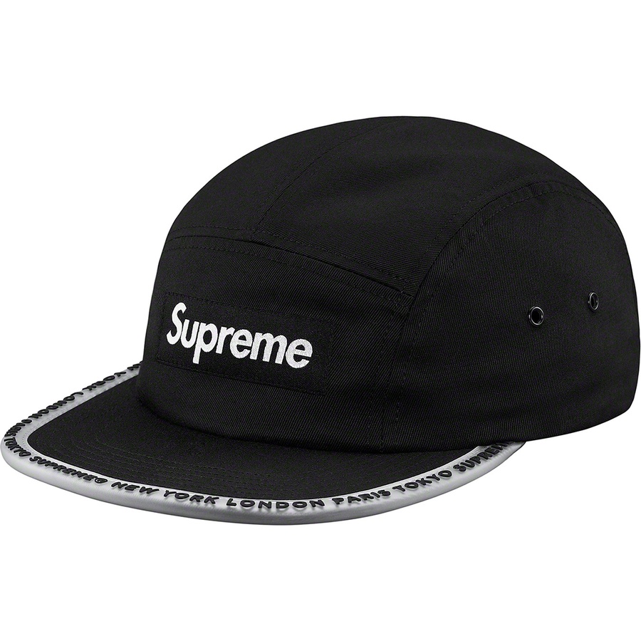 Details on Worldwide Visor Tape Camp Cap Black from spring summer
                                                    2019 (Price is $48)