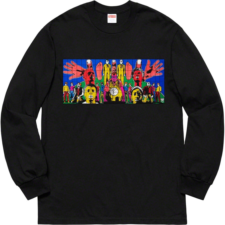 Details on Gilbert & George Supreme DEATH AFTER LIFE L S Tee Black from spring summer
                                                    2019 (Price is $58)