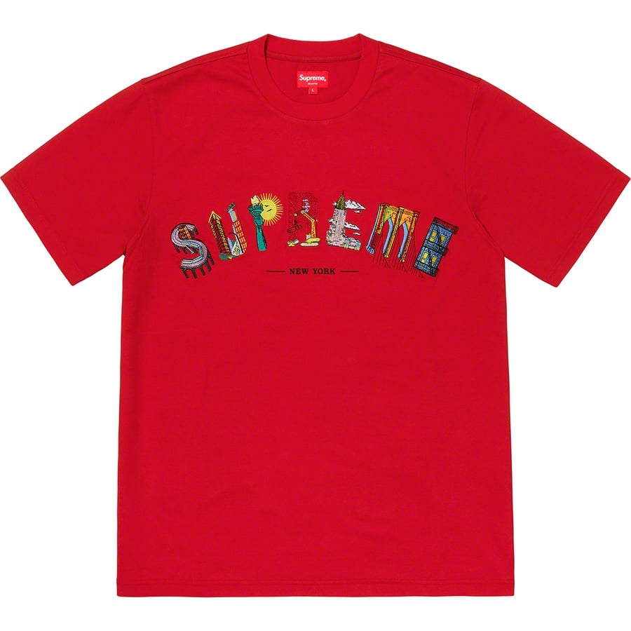 Details on City Arc Tee Red from spring summer
                                                    2019 (Price is $98)