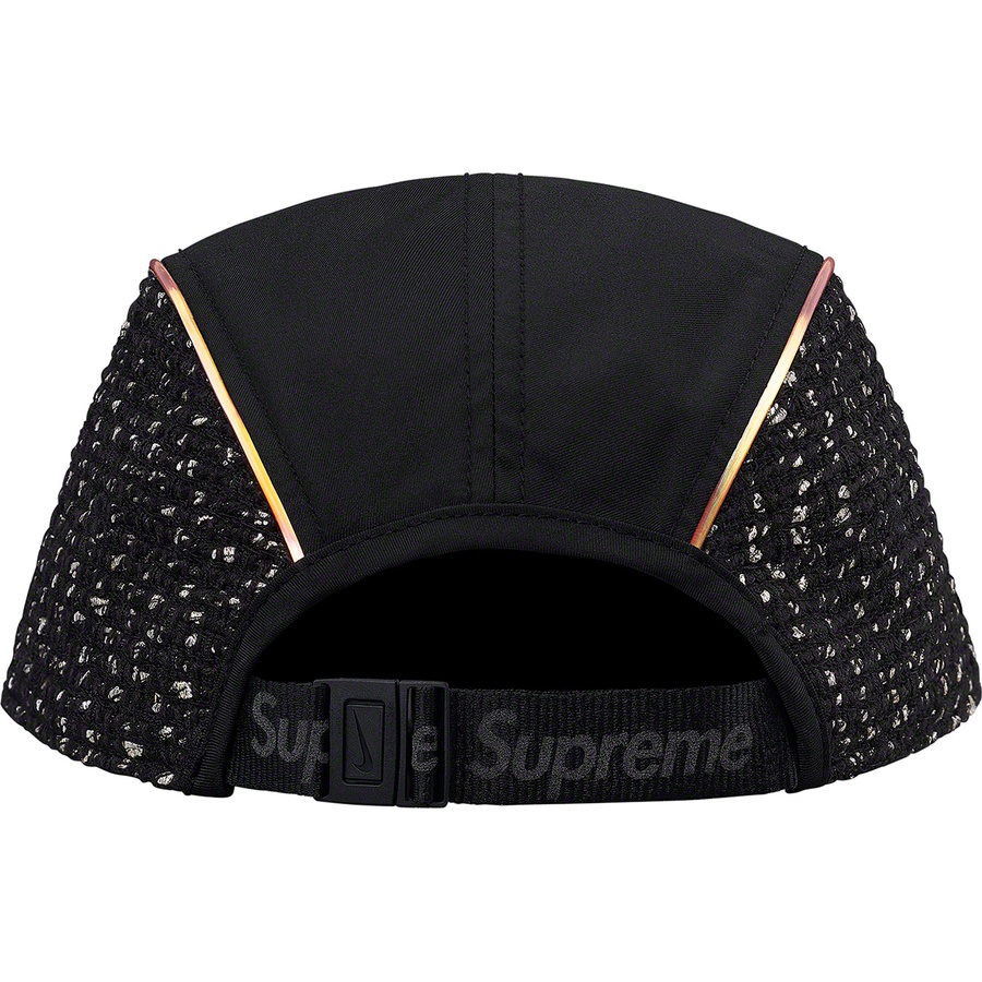 Details on Supreme Nike Bouclé Running Hat Black from spring summer
                                                    2019 (Price is $45)