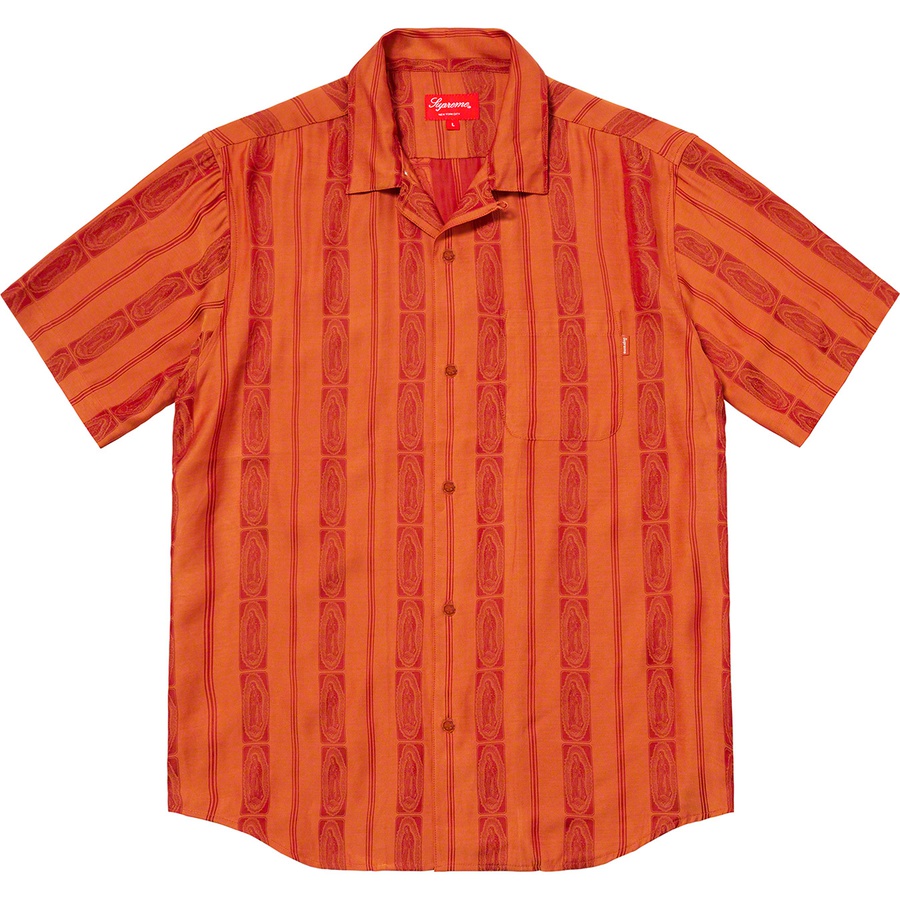 Details on Guadalupe S S Shirt Orange from spring summer 2019 (Price is $148)