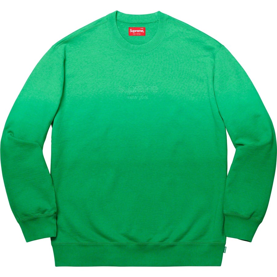 Details on Dipped Crewneck Green from spring summer
                                                    2019 (Price is $138)