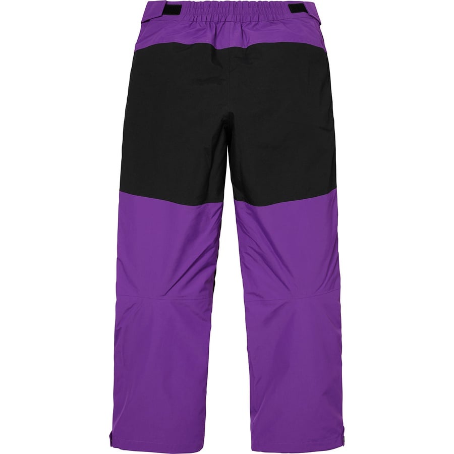 Details on Supreme The North Face Arc Logo Mountain Pant Purple from spring summer
                                                    2019 (Price is $348)