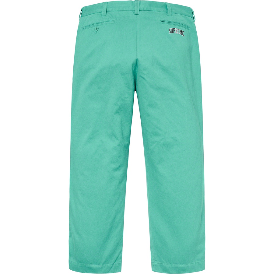 Details on Arc Logo Chino Pant Light Green from spring summer
                                                    2019 (Price is $148)