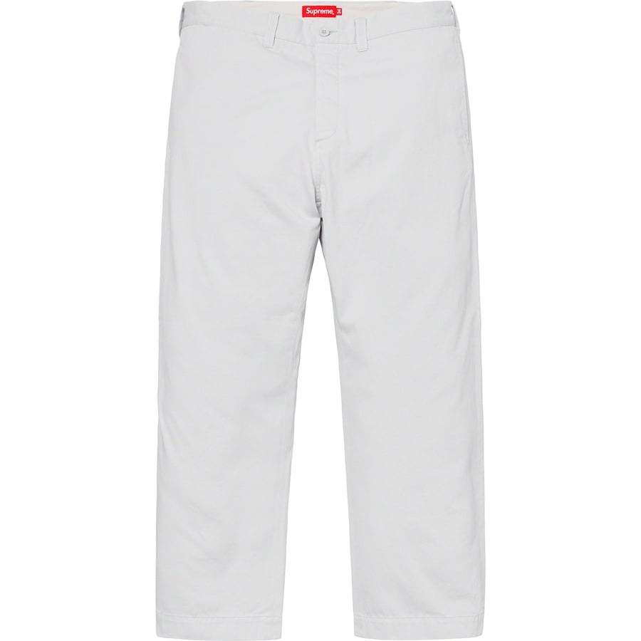 Details on Arc Logo Chino Pant Grey from spring summer
                                                    2019 (Price is $148)