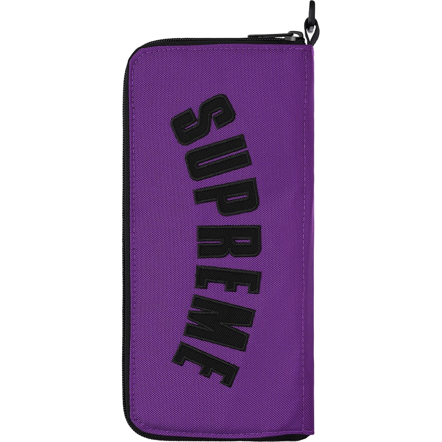 Details on Supreme The North Face Arc Logo Organizer Purple from spring summer
                                                    2019 (Price is $48)