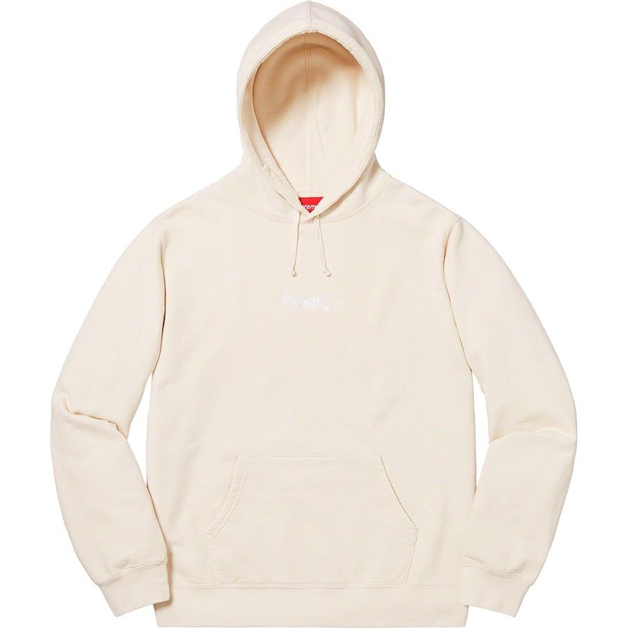 Details on Tag Logo Hooded Sweatshirt Natural from spring summer
                                                    2019 (Price is $148)