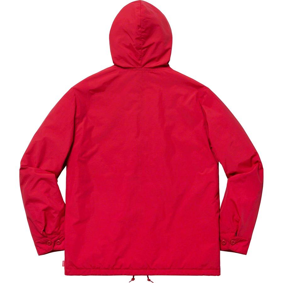 Details on Cheetah Hooded Station Jacket Red from spring summer
                                                    2019 (Price is $198)