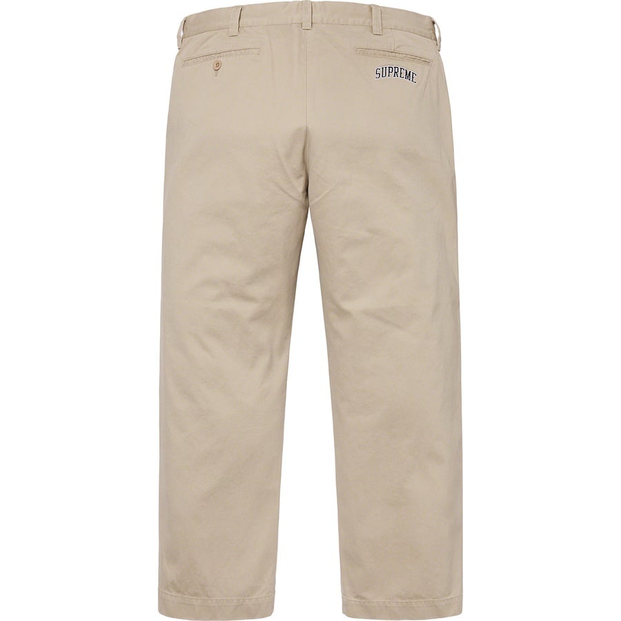 Details on Arc Logo Chino Pant Khaki from spring summer
                                                    2019 (Price is $148)