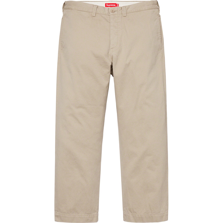 Details on Arc Logo Chino Pant Khaki from spring summer
                                                    2019 (Price is $148)
