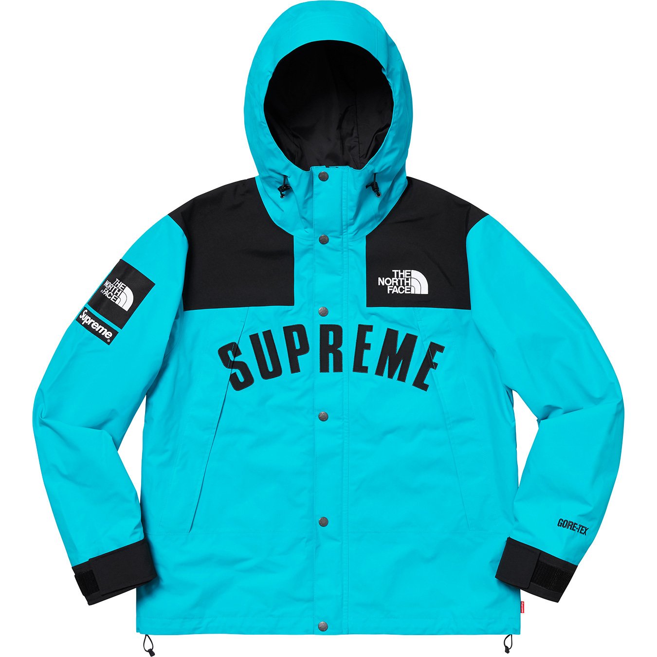 supreme the north face arc logo mountain parka yellow