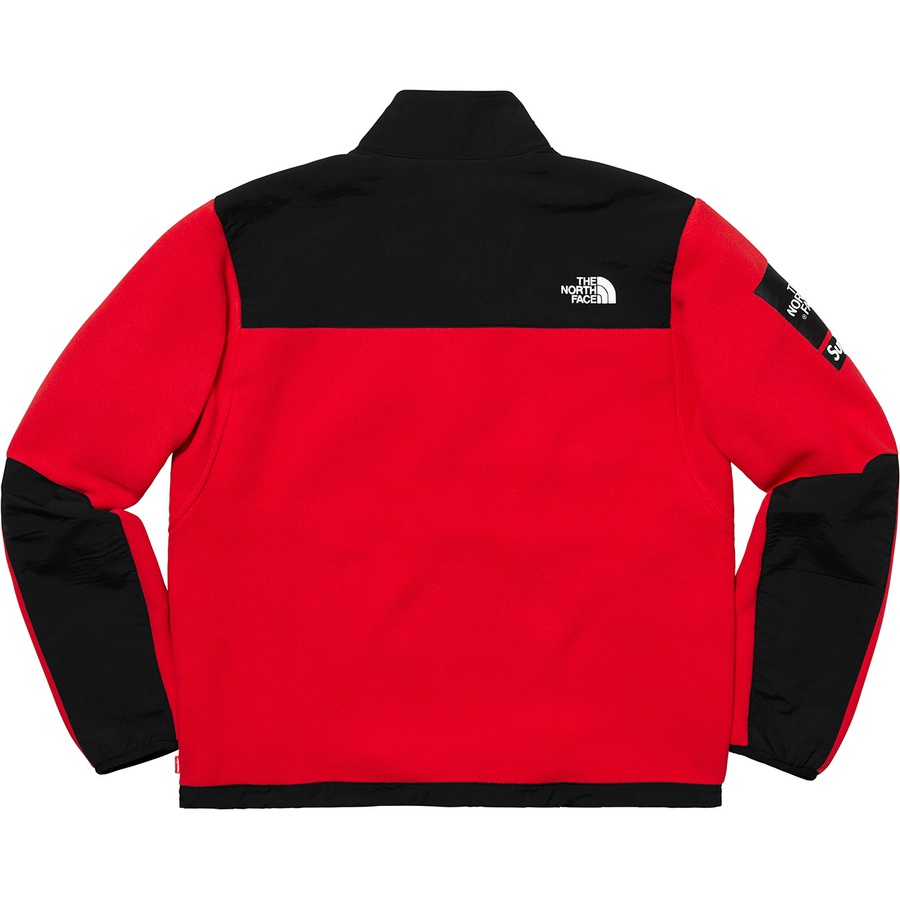 Details on Supreme The North Face Arc Logo Denali Fleece Jacket Red from spring summer
                                                    2019 (Price is $268)