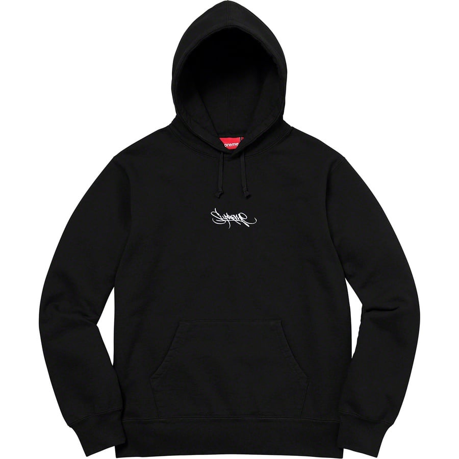 Details on Tag Logo Hooded Sweatshirt Black from spring summer
                                                    2019 (Price is $148)