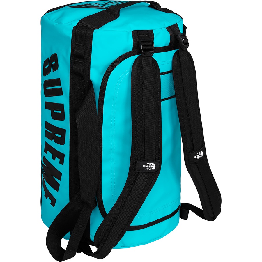 Details on Supreme The North Face Arc Logo Small Base Camp Duffle Bag Teal from spring summer 2019 (Price is $168)