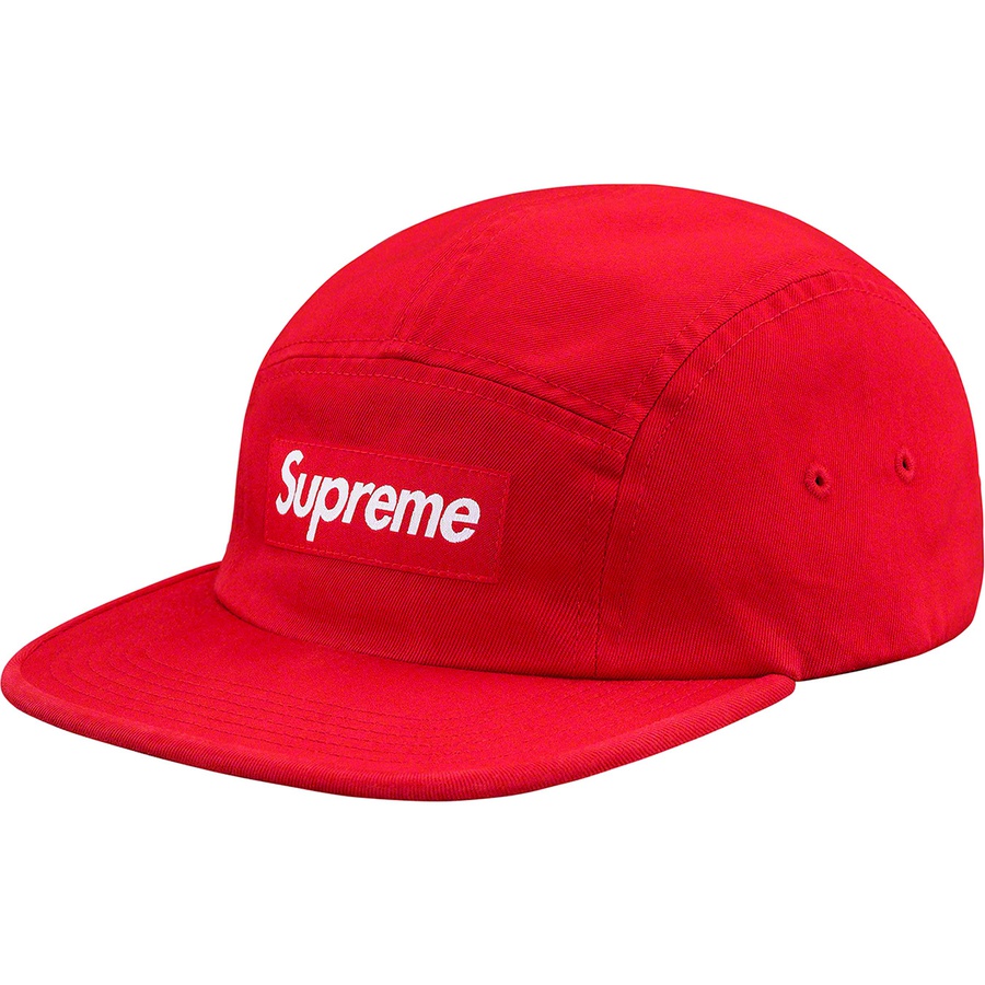 Details on Washed Chino Twill Camp Cap Red from spring summer
                                                    2019 (Price is $48)