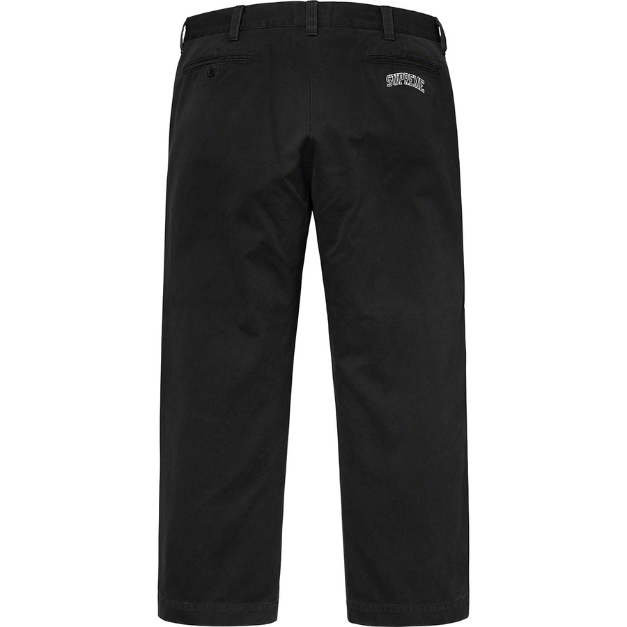 Details on Arc Logo Chino Pant Black from spring summer 2019 (Price is $148)