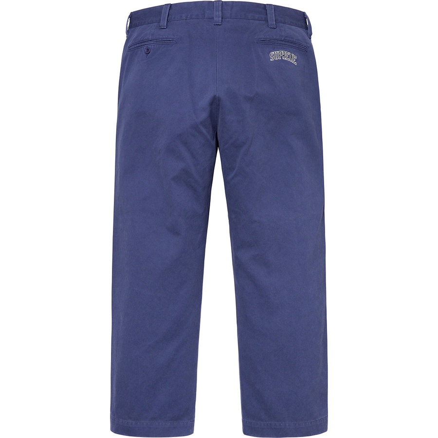 Details on Arc Logo Chino Pant Light Navy from spring summer
                                                    2019 (Price is $148)