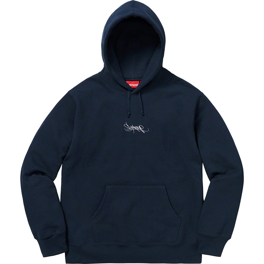 Details on Tag Logo Hooded Sweatshirt Navy from spring summer
                                                    2019 (Price is $148)